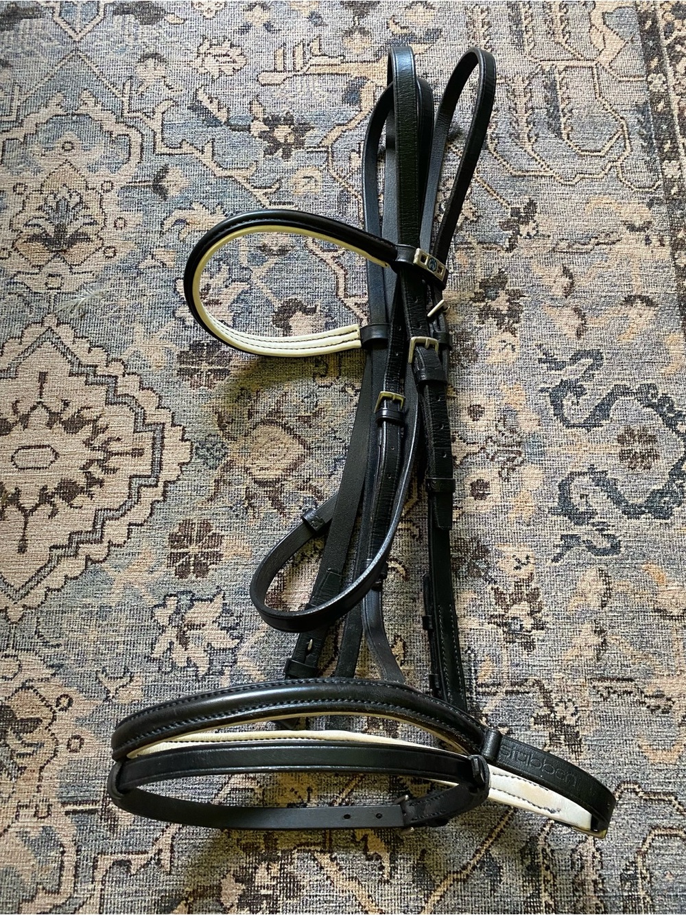 Stubben bridle Black Leather Bridle-Style Headstall